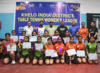 स्वस्ति चंद्रा ने जीती अस्मिता खेलो इंडिया जिला महिला टेबल टेनिस लीग