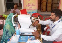 होम्योपैथिक व नेत्र शिविर में उमड़ी भीड़, 90 लाभार्थियों को मिला उपचार