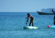 बटलर बे बीच पर सर्फिंग का रोमांच, पहले दिन तमिलनाडु का जलवा