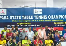 लखनऊ में पैरा स्टेट टेबल टेनिस चैंपियनशिप का सफल आयोजन; 45 खिलाड़ियों ने दिखाया दमखम