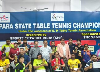 लखनऊ में पैरा स्टेट टेबल टेनिस चैंपियनशिप का सफल आयोजन; 45 खिलाड़ियों ने दिखाया दमखम