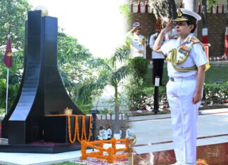 सर्जन वाइस एडमिरल कविता सहाय ने एएमसी के वीर सैनिकों को श्रद्धांजलि दी