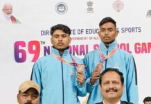 लखनऊ के लकी सिंह गौतम और तुषार कुमार ने एसजीएफआई नेशनल में कांस्य पदक जीता