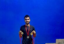 अक्षय को बैडमिंटन में तिहरा खिताब