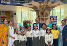 एसकेडी एकेडमी में विश्व पृथ्वी दिवस, छात्रों ने दिया पर्यावरण बचाने का संदेश