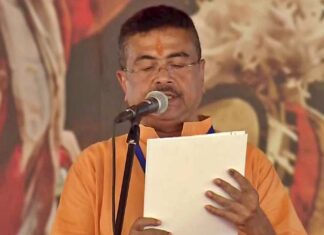 बंगाल में पहली बार भाजपा सरकार, सुवेंदु अधिकारी ने ली सीएम पद की शपथ