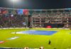 इकाना में बारिश ने बार-बार रोका खेल, फिर भी दर्शकों का जोश रहा बरकरार