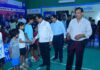 श्रीमती हेमलता पाठक मेमोरियल जिला बैडमिंटन टूर्नामेंट में पहले राउण्ड के हुए मुकाबले