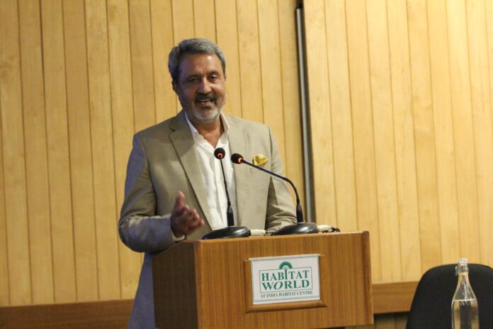 Mr Amandeep Singh Johl Addressing the collective at Equalsportz