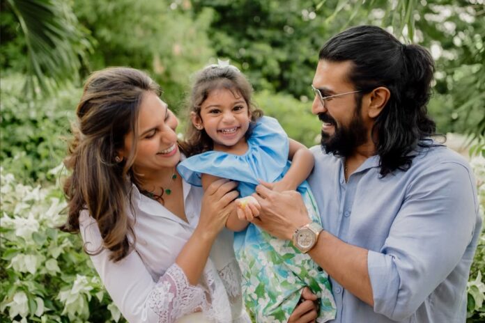 Ram Charan and Upasana with their daughter Klin Kaara