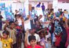 चकौली पहुंचा डॉ. राजेश्वर सिंह का विकास दर्शन रथ, गिनाईं उपलब्धियां