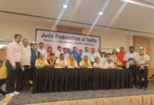 उत्तर प्रदेश की आयशा जूडो फेडरेशन ऑफ इंडिया की उपाध्यक्ष, अकरम शाह कार्यकारिणी सदस्य