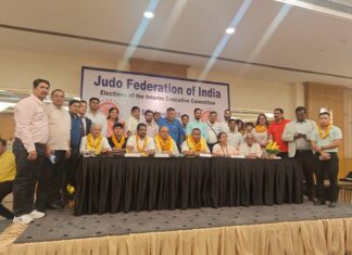 उत्तर प्रदेश की आयशा जूडो फेडरेशन ऑफ इंडिया की उपाध्यक्ष, अकरम शाह कार्यकारिणी सदस्य