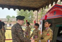 मेजर जनरल गौरव गौतम ने 19 उत्तर प्रदेश गर्ल्स बटालियन के दस दिवसीय संयुक्त वार्षिक प्रशिक्षण शिविर का निरीक्षण किया