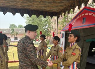मेजर जनरल गौरव गौतम ने 19 उत्तर प्रदेश गर्ल्स बटालियन के दस दिवसीय संयुक्त वार्षिक प्रशिक्षण शिविर का निरीक्षण किया