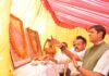 श्रीधर पांडे एवं सुमन पांडे के सौजन्य से चंद्रावल मंदिर में सुंदरकांड पाठ एवं भंडारे का आयोजन