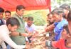 107 वर्ष पुराने शिव-हनुमान मंदिर में हुआ सुंदरकांड पाठ, साथ में भंडारा भी