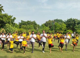 उत्तरप्रदेश कलारीपयट्टू संघ ने मनाया 12वां अंतरराष्ट्रीय योग दिवस