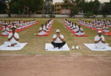 योग दिवस पर कारागार प्रशिक्षण संस्थान में हुआ सामूहिक योगाभ्यास