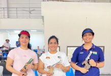 राही सरनोबत ने महिला 25 मीटर पिस्टल टी4 फाइनल्स में हासिल किया शीर्ष स्थान