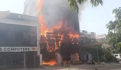 aliganj fire incident
