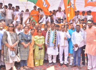 राष्ट्रीय अध्यक्ष नितिन नवीन के प्रथम लखनऊ आगमन पर पूर्वी विधानसभा की ओर से हुआ ऐतिहासिक स्वागत