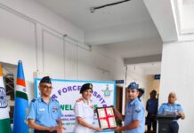 सर्जन वाइस एडमिरल आरती सरीन ने कानपुर के 7 एयर फ़ोर्स हॉस्पिटल का दौरा किया