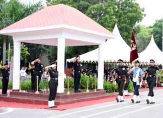 पाठ्यक्रम समाप्ति परेड – मेडिकल ऑफिसर्स बेसिक कोर्स (एमओबीसी) – 258 ऑफिसर्स ट्रेनिंग कॉलेज (ओटीसी), एएमसी सेंटर एवं कॉलेज, लखनऊ में आयोजित किया गया