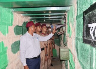 डिफेंस फोर्सेज़ की तैयारी कर रहे 250 युवा उम्मीदवारों ने स्मृतििका वॉर मेमोरियल का दौरा किया