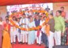 रक्षा मंत्री राजनाथ सिंह के प्रयासों से स्वीकृत 40 विकास कार्यों का हुआ सामूहिक शिलान्यास
