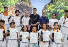 कुक्कीवान ब्लैक बेल्ट हासिल कर ताइक्वांडो खिलाड़ियों ने बढ़ाया प्रदेश का मान