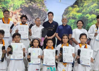 कुक्कीवान ब्लैक बेल्ट हासिल कर ताइक्वांडो खिलाड़ियों ने बढ़ाया प्रदेश का मान