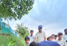 लखनऊ क्रिकेट एकेडमी ने वृक्षारोपण कर दिया पर्यावरण संरक्षण का संदेश