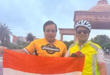 स्वास्थ्य जागरूकता और साइकिलिंग को बढ़ावा देने लखनऊ से रीवा रवाना हुए डॉ. प्रभात रंजन
