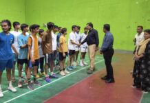 जनपदीय बैडमिंटन प्रतियोगिता का समापन, विजेता खिलाड़ियों को किया गया सम्मानित