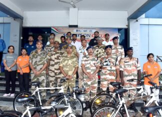 एसएआई एनएसआरसी लखनऊ ने ‘संडेज ऑन साइकिल’ के तहत सीएपीएफ के साथ मनाया स्वतंत्रता दिवस