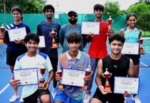 बालिका एकल में आशी शमशेरी चैंपियन, रोहिन राज-सात्विक युगल विजेता