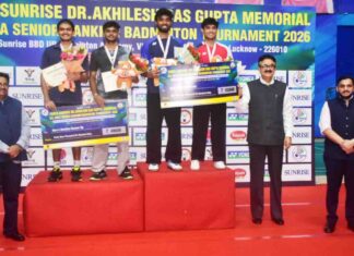 अर्श मोहम्मद ने बढ़ाया यूपी का गौरव, सौरव संग बने पुरुष युगल चैंपियन