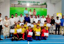 जनपदीय कलारीपट्टू प्रतियोगिता में काली चरण इंटर कॉलेज का दबदबा
