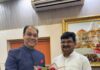 अल्पसंख्यक आयोग के अध्यक्ष मोहसिन रज़ा ने प्रदेश संगठन महामंत्री धर्मपाल सिंह से की भेंट