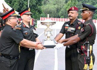 पाठ्यक्रम समाप्ति परेड – मेडिकल ऑफिसर्स बेसिक कोर्स (एमओबीसी) – 259 ऑफिसर्स ट्रेनिंग कॉलेज (ओटीसी), एएमसी सेंटर एवं कॉलेज, लखनऊ में आयोजित किया गया