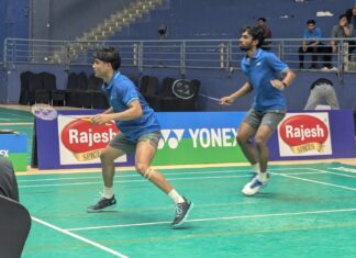 यूपी के अर्श व छत्तीसगढ़ के सौरव की जोड़ी ने किया उलटफेर, पुरुष युगल फाइनल में बनाई जगह