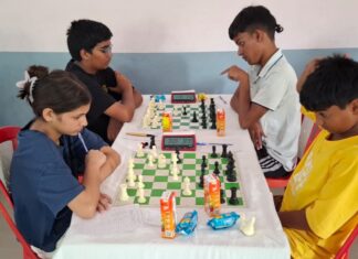लखनऊ डिस्ट्रिक्ट चैस चैंपियनशिप में आरव, अर्जुन, अनुज और विनय की संयुक्त बढ़त