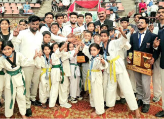 सनराइज ताइक्वांडो अकादमी ने जीती ओवरऑल ट्रॉफी, अल-हुदा स्कूल को दूसरा स्थान
