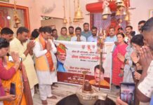 सेवा संकल्प अभियान में विधायक ओपी श्रीवास्तव ने किया श्रमदान