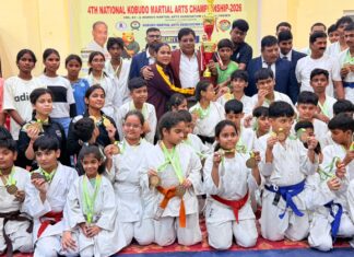 राष्ट्रीय कोबुडो मार्शल आर्ट्स चैंपियनशिप में लखनऊ के खिलाड़ियों का दबदबा