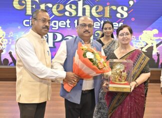 श्री कृष्ण दत्त एकेडमी ऑफ हायर एजुकेशन में फ्रेशर्स पार्टी का भव्य आयोजन, नए विद्यार्थियों का हुआ स्वागत