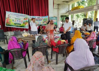 मलिहाबाद में राष्ट्रीय महिला किसान दिवस पर महिला किसानों को किया गया जागरूक