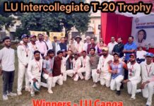 LU Cup अंतर-महाविद्यालयीय टी-20 क्रिकेट टूर्नामेंट 2026 के फाइनल में एल यू गंगा ने एल यू अरावली को 4 विकेट से हराकर जीता खिताब