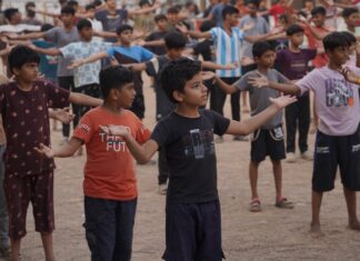 साइकिलिंग के जरिए बच्चों ने दिया फिटनेस और भुखमरी मुक्त समाज का संदेश
